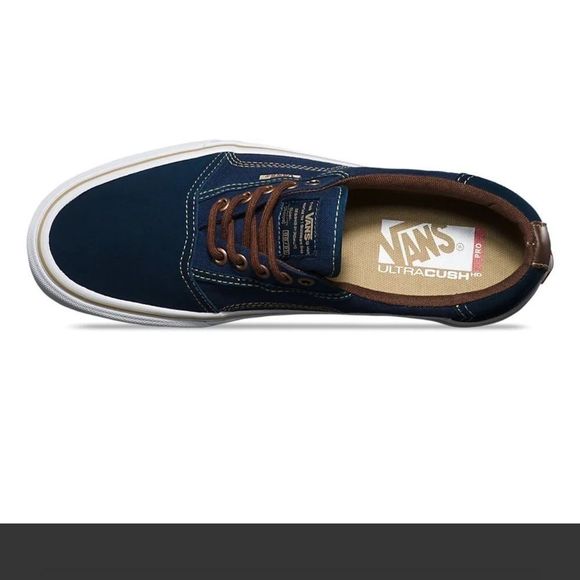 Vans Rowley [Solos] Skate Shoes Navy/Leather 7.5 - Picture 3 of 9